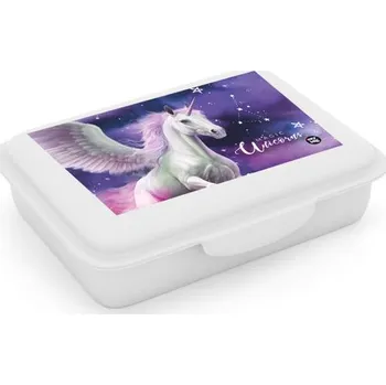 Svačinový box Oxybag Box na svačinu s přihrádkou 18,5 x 13,5 x 7 cm