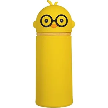 Dětský batoh Silikonový penál Sunshine Smile, kreslený penál se zipem, unisex pouzdro na pero, velkokapacitní