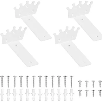 Zahradní sestava 4 ks odolných držáků polic, 20cm nástěnné držáky polic, podpěry polic, nástěnné držáky polic,