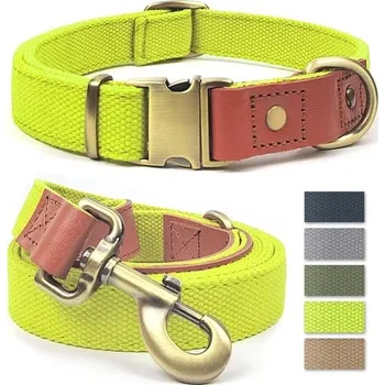 Kosmetika pro psa Sada obojku a vodítka pro psy QRDA, fluorescenční, přizpůsobitelné, taktický opasek, nastavitelný,