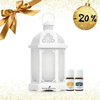 Vůně do bytu Young living Ultrasonický difuzér Lucerna (Lantern) + 2 esenciální oleje