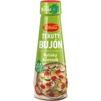 Vitana Tekutý bujon bylinky+česnek 180 ml