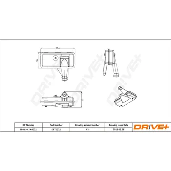 Hydraulický filtr Hydraulický filtr, automatická převodovka Dr!ve+ DP1110.14.0022