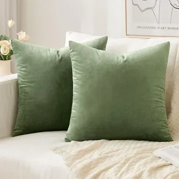 Prostěradlo Sada 2 sametových povlaků na polštáře Slozzi