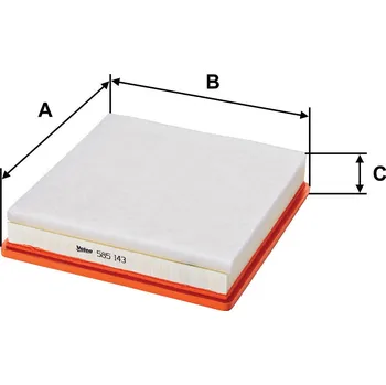 Vzduchový filtr Vzduchový filtr VALEO 585143