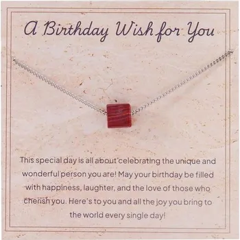 Náhrdelník Narozeninový náhrdelník Marble Stories - Ručně vyrobený mramorový přívěsek pro oslavence (7., 9.,