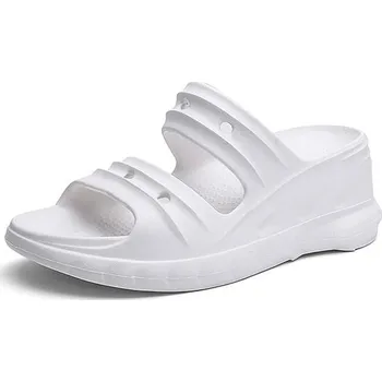 Dívčí zimní obuv Dámské sandály Yeeteepot na platformě, letní pantofle, pantofle na klínku, platformové pantofle,