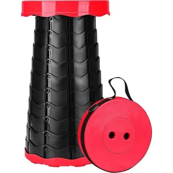 Stolička Přenosná teleskopická stolička Podazz, skládací teleskopická stolička pro dospělé s nosností 180 kg