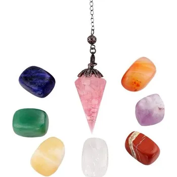 Sada čakrových kamenů mookaitedecor 7dílná