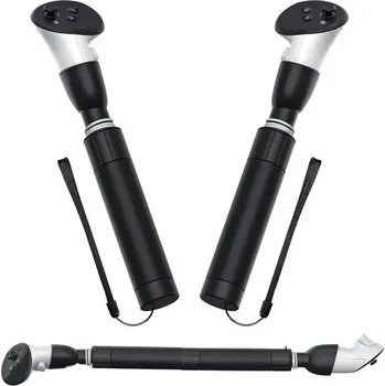 Herní konzole DEVASO prodlužovací rukojeti s dvojitou rukojetí pro příslušenství Meta Quest 3S/Quest 3,