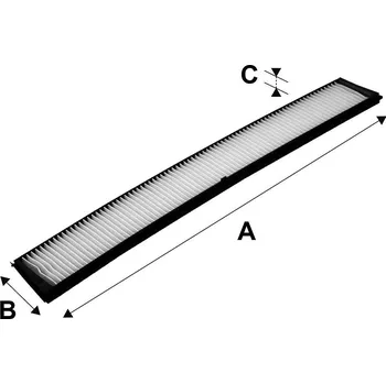 Ventilátor topení a klimatizace Filtr, vzduch v interiéru VALEO 698489
