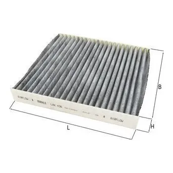 Ventilátor topení a klimatizace Filtr, vzduch v interiéru MAHLE LAK 436