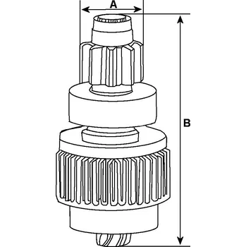 Startér Volnoběžný převod, startér HC-Cargo F 032 132 942