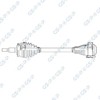 Hřídel nápravy Hnací hřídel GSP 261105OL
