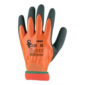 Pracovní rukavice Rukavice CXS YUNGAY, zimní, máčené v latexu, vel. 08
