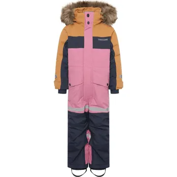 dívčí zimní kombinéza Dětská zimní kombinéza Didriksons Bjärven kds cover 4 heather pink - ROSTOUCÍ velikost 130