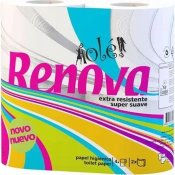 Toaletní papír Suchý toaletní papír bez vůně Renova 4 ks