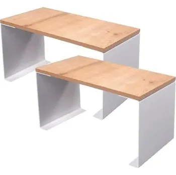 Knihovna Sada organizérů do kuchyně nebu! (2 kusy) v bílé barvě