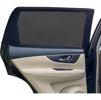 Sluneční clona Filltown do auta pro miminka, sada 2 univerzálních elastických sítí do auta,