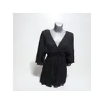 Dámská černá dlouhá halenka