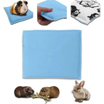 Podestýlka pro hlodavce NEO SOLVO Silný fleecový polštář pro morčata a králíky - Savá fleecová strana - Měkká a svěží bílá