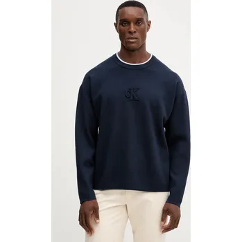 Pánský svetr Svetr Calvin Klein Jeans LV04RD300G námořnická modř 59X, vel. S
