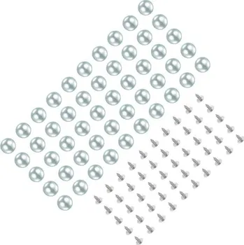 Korálek Sada 50 perlových nýtů Kozelo - [8x5x5mm]