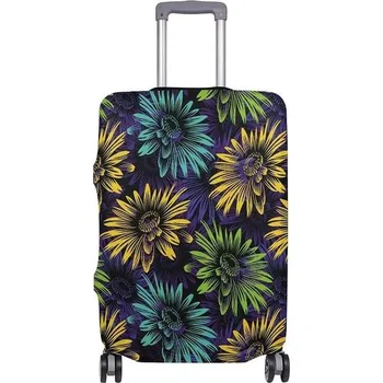 Kryty na kufry, 71,1 cm kryt na kufry na kolečkách, cestovní elastický spandexový chránič na kufr,