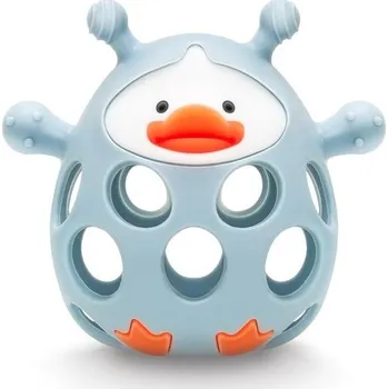 Silikonové kousátko pro miminka CLDY - bezpečné pro potraviny, bez BPA, od 3 měsíců s poutkem na