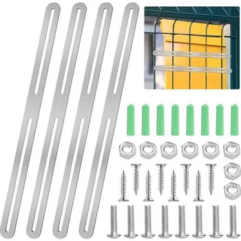 Sada 4 úchytů na plot pro poštovní schránky