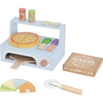 Dřevěná hračka Tooky Toy Pizza set na pečení