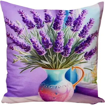 Dekorační polštář LAWANDA I. 40x40 cm Mybesthome Varianta: Povlak na polštář s výplní, 40x40 cm