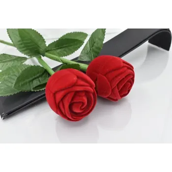 Dárková krabička Dárková kazeta Samet Růže – luxusní krabička ve tvaru květu | Akvamarin-klenoty.cz Romantické balení šperku pro výjimečné chvíle