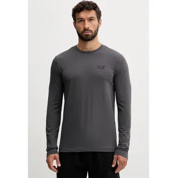 Pánská móda Tričko s dlouhým rukávem EA7 Emporio Armani PJVQZ.8NPT28 šedá 90X, vel. S