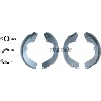 Brzdová čelist Sada brzdových čelistí TEXTAR 91078400