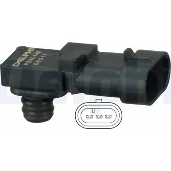 Autoelektrika Senzor tlaku sacího potrubí DELPHI PS10142