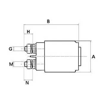 Elektromagnetický spínač, startér HC-Cargo F 032 132 977