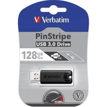 USB flash disk USB flash disk Verbatim PinStripe 128 GB USB 3.0 černý