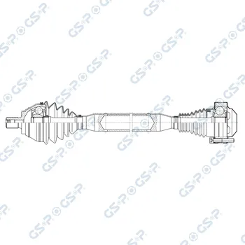 Hřídel nápravy Hnací hřídel GSP 261341OL