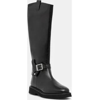 Dámské kozačky Kožené kozačky Barbour Theodora LFO0783BK91 černá 99X, EUR 38