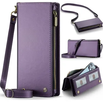 Pouzdro na mobilní telefon CASEME 130303 CASEME ME10 Univerzální pouzdro / peněženka na mobil fialové
