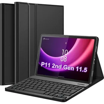 brašna na notebook Pouzdro s klávesnicí Wineecy pro Lenovo Tab P11 (2. generace) 11,5 palce TB350FU/TB350XU 2022,