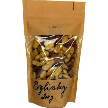 Španělské mandle pražené se slupkou odrůda Guara - bylinky 200 g