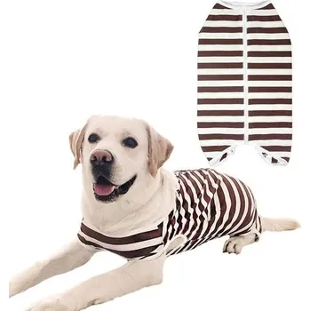 Obleček pro psa Kukaster psí overal po kastraci/kastraci, feně a samci, ochranný oblek na rány, design na zip proti