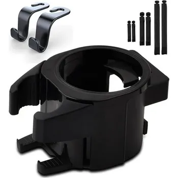 Příslušenství pro GPS Držák na nápoje do auta s nastavitelným držákem na telefon, držák na nápoje do auta se 2 robustními