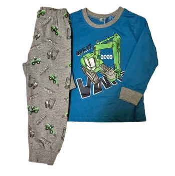 Chlapecké bavlněné pyžamo Bagr, Traktor Barva: bagr-kugo, Velikost: 116