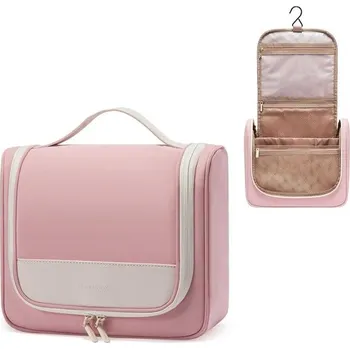 Kabelka LOVEVOOK Toaletní taštička pro ženy, Voděodolná závěsná toaletní taštička s háčkem, Velká