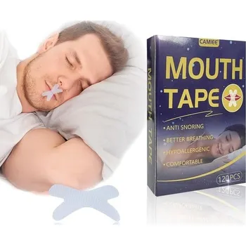 Náplast 120 kusů ústní pásky na spaní, ústní náplasti na spaní a ústní páska na spaní proti chrápání,
