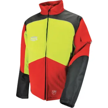 pracovní bunda SOLIDUR Protipořezová bunda COMFY CL1 Type B - červená Velikost: S