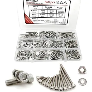 Sada šroubů HVAKHVA M3 680 ks